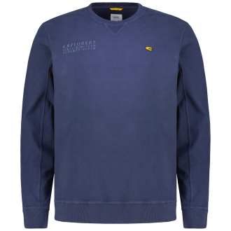 Sweatshirt mit Garment-Dye-Färbung dunkelblau_47 | 3XL