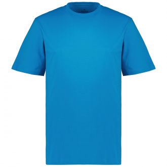 T-Shirt aus reiner Baumwolle royalblau_758 | 4XL
