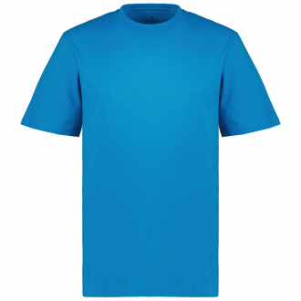 T-Shirt aus reiner Baumwolle royalblau_758 | 4XL