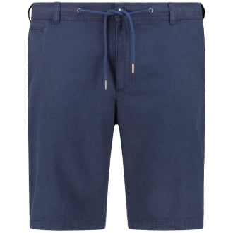 Stretch-Shorts mit Leinen marine_380 | 60
