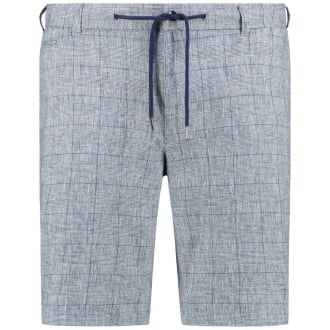 Shorts mit Leinen blau_370 | 60