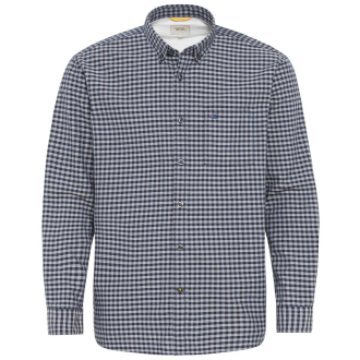 Kariertes Freizeithemd aus Baumwolle dunkelblau_47/400 | 3XL