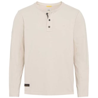 Henleyshirt mit Garment-Dye-Färbung beige_03 | 3XL