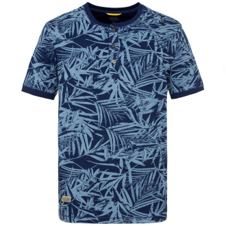 T-Shirt mit Elasthan blau_46 | 3XL