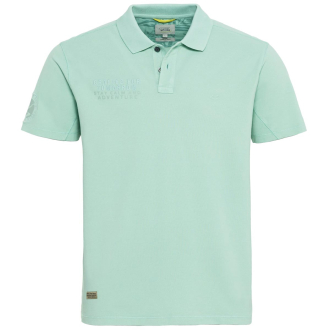 Poloshirt mit Garment-Dye-Färbung mint_33/63 | 3XL