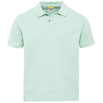 Poloshirt mit Garment-Dye-Färbung hellgrün_33/62 | 3XL