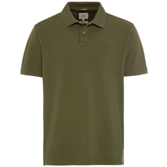 Poloshirt mit Garment-Dye-Färbung oliv_93 | 3XL