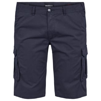 Stretch-Bermudas im Cargo-Stil dunkelblau_0580 | W46