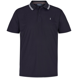 Funktions-Poloshirt mit Kontrastdetails dunkelblau_0580 | 3XL