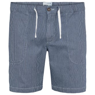 Stretch-Shorts blau/weiß_0910/4020 | 7XL