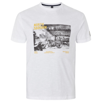 T-Shirt mit Print weiß_0000 | 3XL