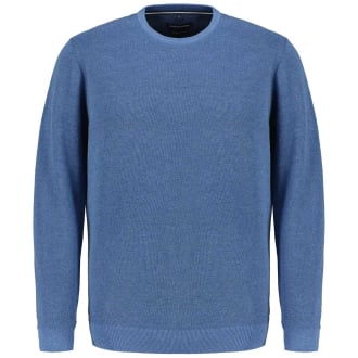 Strickpullover aus Baumwollmischung blau_127 | 3XL