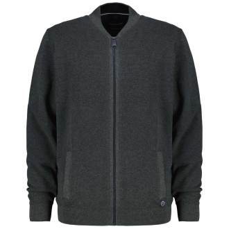 Strickjacke im College-Stil grün_301 | 4XL