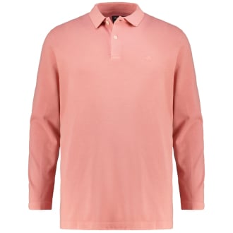 Poloshirt mit Elasthan hellrot_646 | 3XL