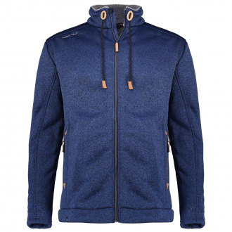 Kuschelige Polar-Strickfleece Jacke blau_73 | 68