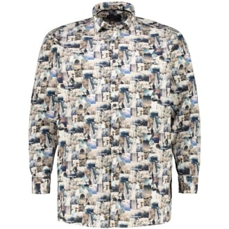 Freizeithemd aus Biobaumwolle beige_200/75 | XXL