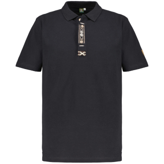 Trachten-Poloshirt schwarz_70 | 7XL