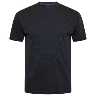 T-Shirt aus Baumwolle schwarz_0099 | 3XL