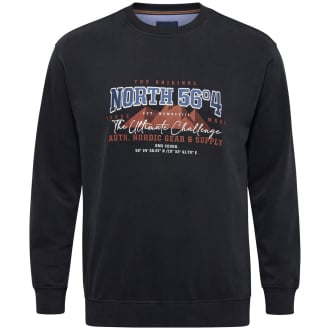 Sweatshirt mit Logo-Stickerei schwarz_0099 | 4XL