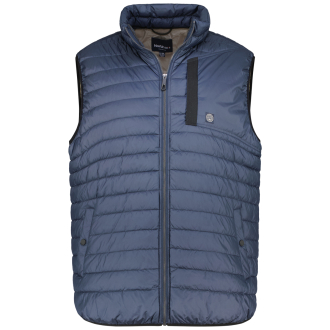 Steppweste mit seitlichem Stretch-Einsatz dunkelblau_0580 | 7XL