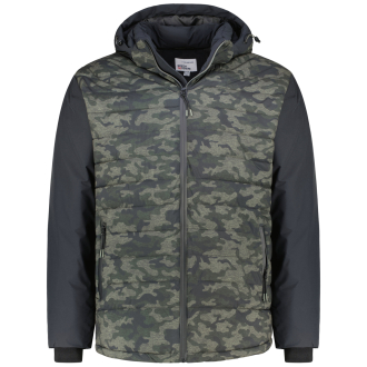 Funktionsjacke im Camouflage-Stil blau_0930 | 5XL