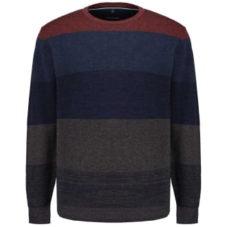 Strickpullover im Colorblock-Design marine_105 | 3XL