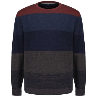 Strickpullover im Colorblock-Design marine_105 | 3XL