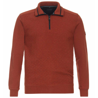 Sweatshirt im Troyer-Stil orange_464 | 3XL