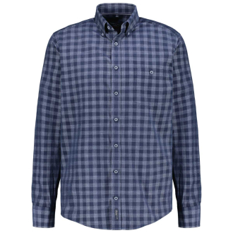 Freizeithemd aus Feincord blau_100 | 3XL