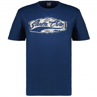 T-Shirt mit Print blau_160 | 7XL