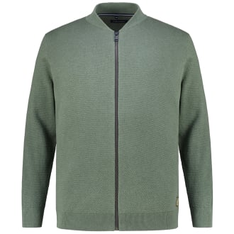Strickjacke aus Baumwollmischung grün_301 | 4XL