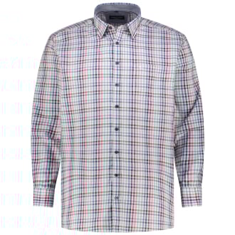 Freizeithemd aus Biobaumwolle rot_400 | 6XL