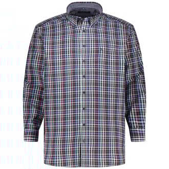 Freizeithemd aus Biobaumwolle rot_400 | 7XL