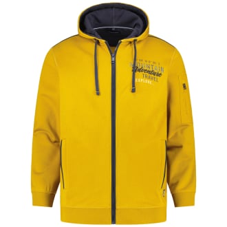 Kapuzenjacke aus Baumwollmischung gelb_542 | 3XL