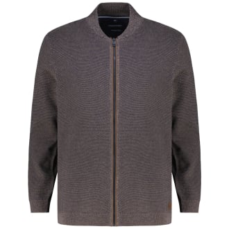 Strickjacke aus Baumwolle braun_678 | 3XL