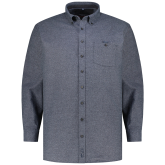 Freizeithemd aus Baumwolle grau_750 | 3XL