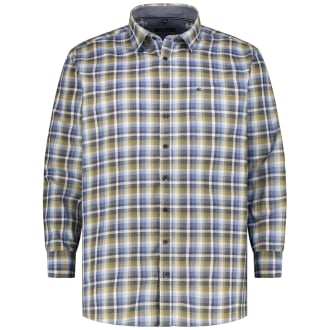 Kariertes Freizeithemd aus Baumwolle grün_300 | 3XL