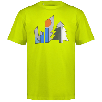 Funktions-Shirt mit plakativem Print gelb_2455 | 3XL