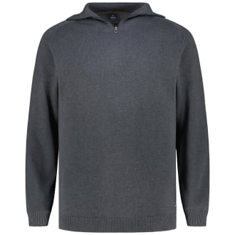 Troyer aus Biobaumwolle anthrazit_018 | 3XL