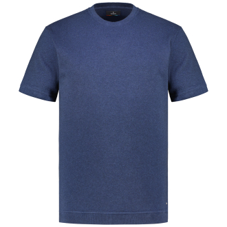 Feinstrick T-Shirt dunkelblau_079 | 3XL
