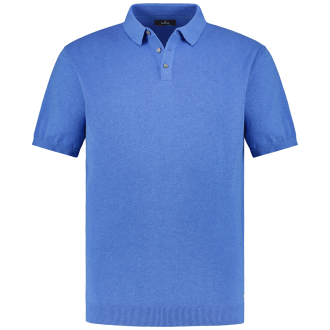 Feinstrick Poloshirt blau_736 | 3XL