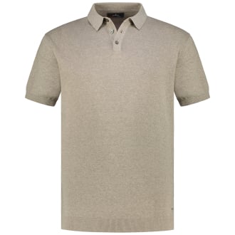 Feinstrick Poloshirt braun_875 | 3XL