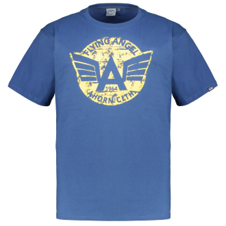 T-Shirt mit Print blau_160 | 3XL