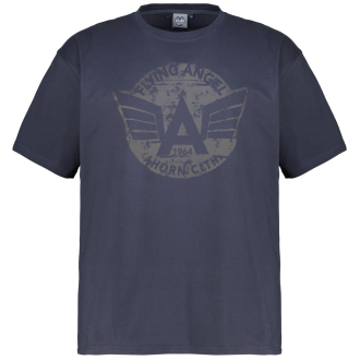 T-Shirt mit Print dunkelblau_544 | 3XL