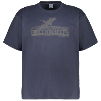 T-Shirt mit Print dunkelblau_544 | 3XL