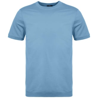 T-Shirt aus Pima-Baumwolle blau_716 | 3XL