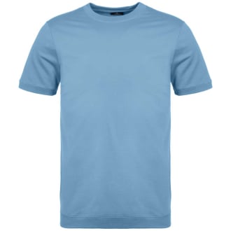 T-Shirt aus Pima-Baumwolle blau_716 | 3XL