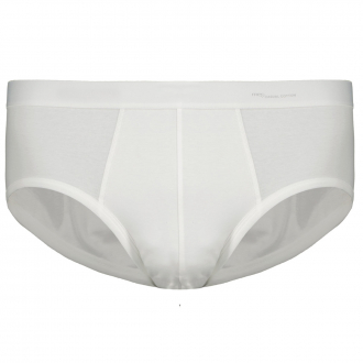 Slip aus elastischer Pima-Baumwolle weiß_101 | 10