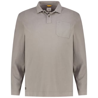 Poloshirt aus Biobaumwolle grau_08 | 5XL