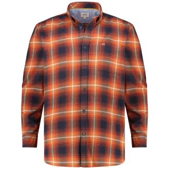 Freizeithemd aus Baumwoll-Flanell hellrot_54 | 5XL